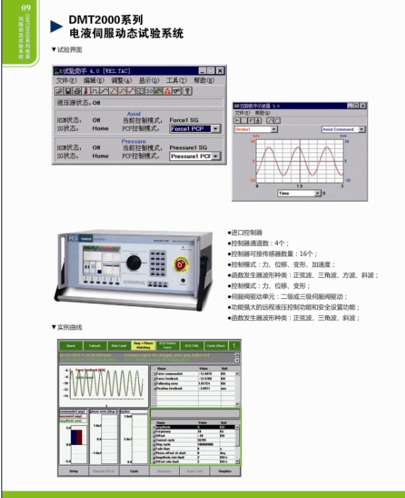 DMT2000系列電液伺服動態(tài)試驗系統(tǒng)